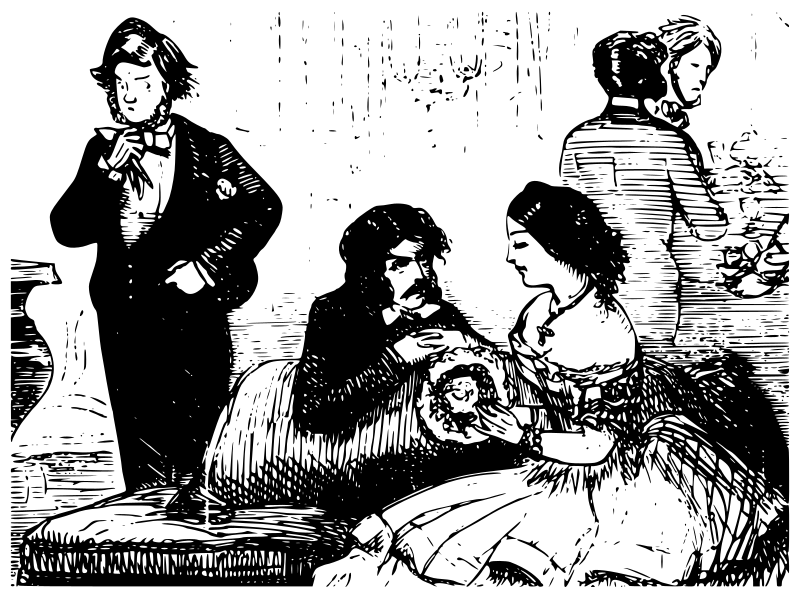 A depiction of jealousy