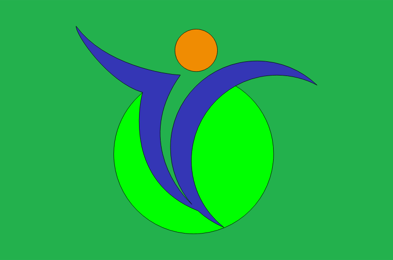 Flag of Shichinohe, Aomori