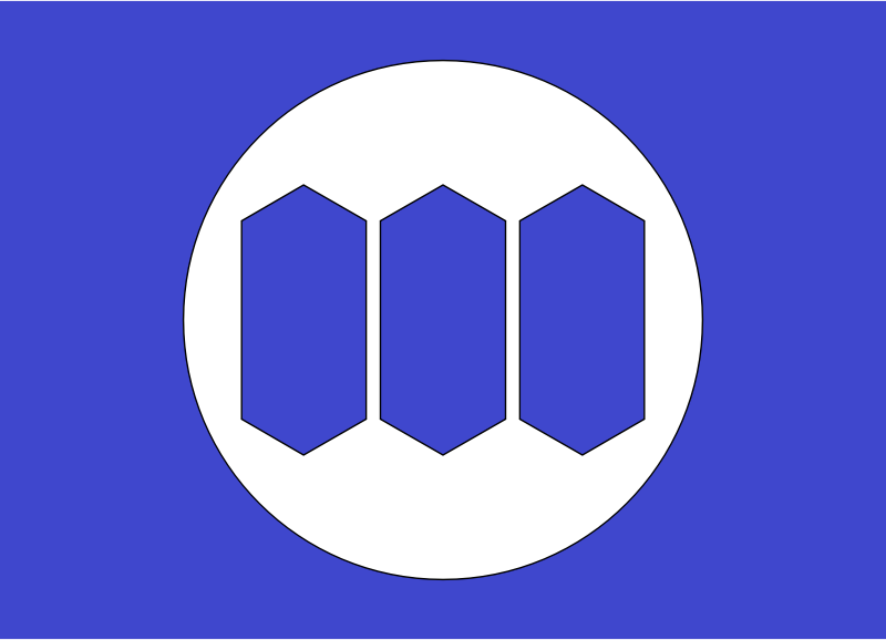 Flag of Omigawa, Chiba