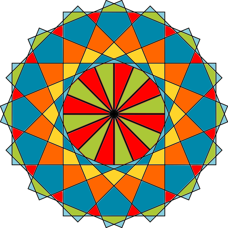 Islamic modern vector ornaments art 