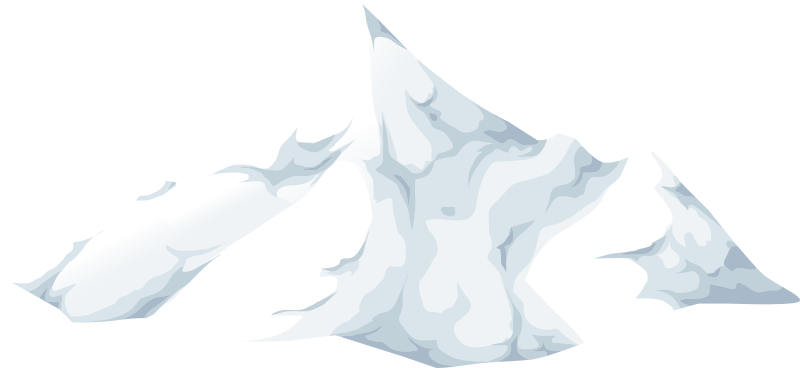 Alpine Landscape Cone Top Snow 01b Al1