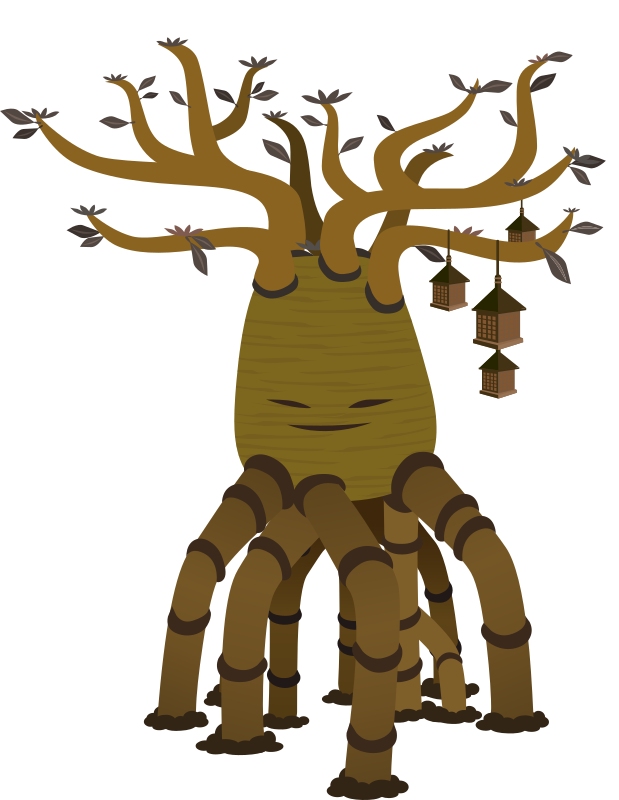 Firebog Background Bottletree Face