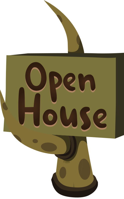 Firebog Open House Sign