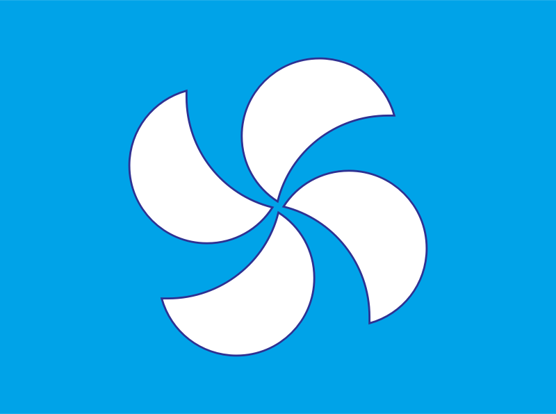 Flag of Kaneyama, Gifu