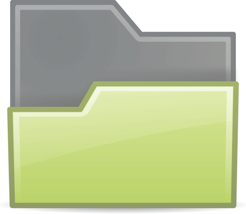 Folder drag accept green