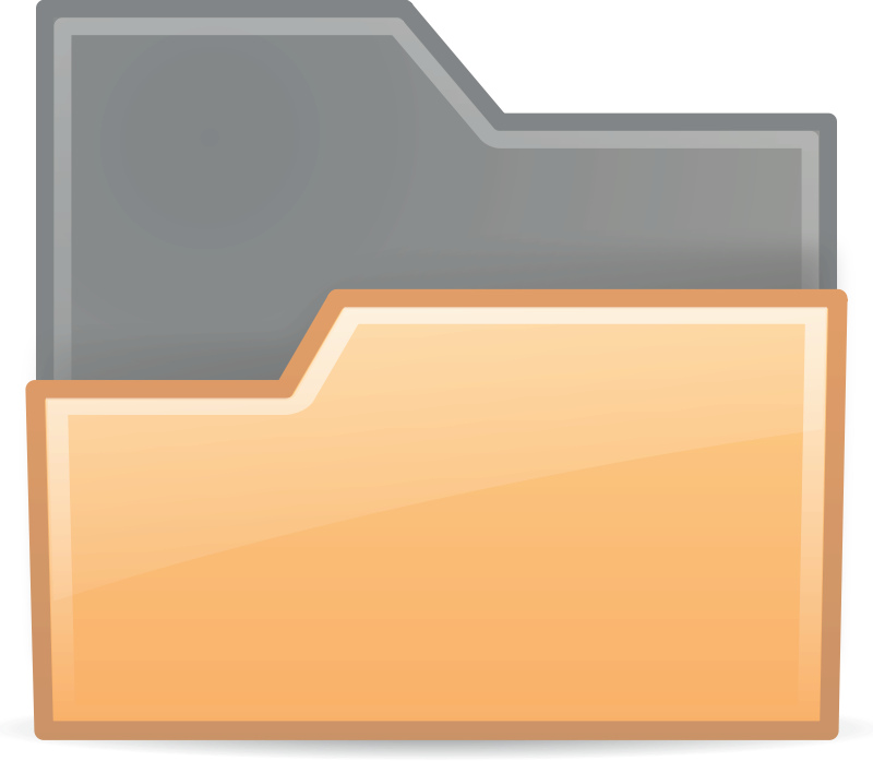 Folder drag accept orange