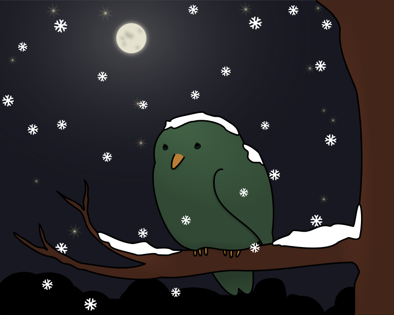 Snowing again