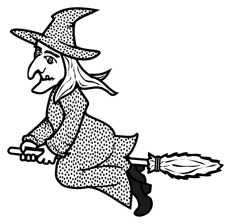 witch - lineart