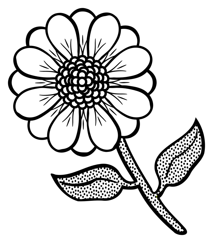 flower - lineart