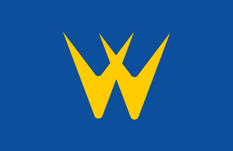 Flag of Pippu, Hokkaido