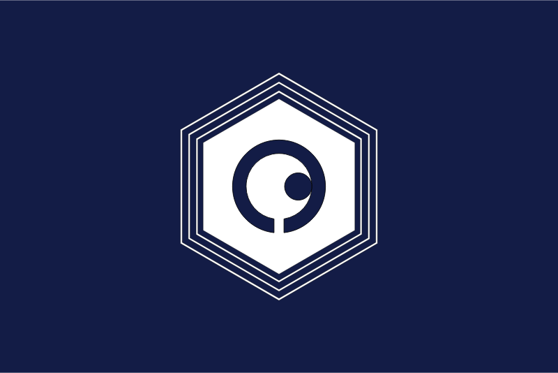 Flag of Yubari, Hokkaido