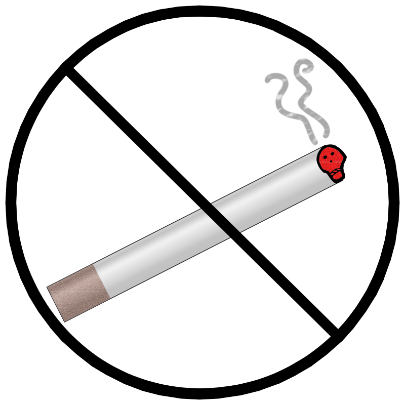 No Smoking and Skull