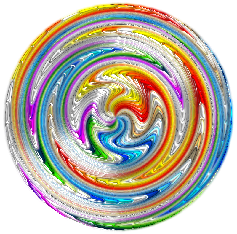 Colorful Paint Swirls Variation 2