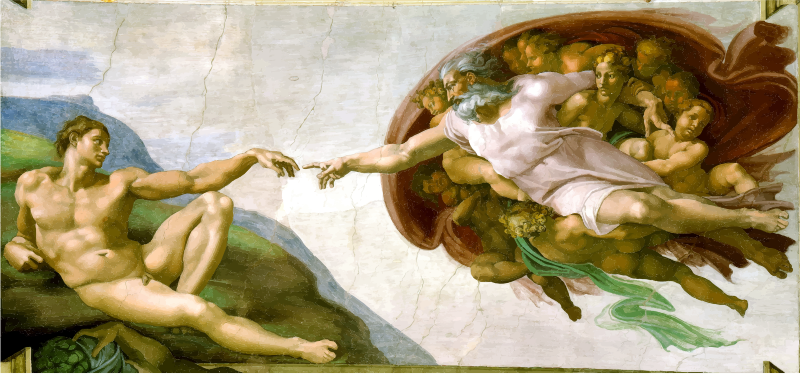 Creation Of Adam By Michaelangelo