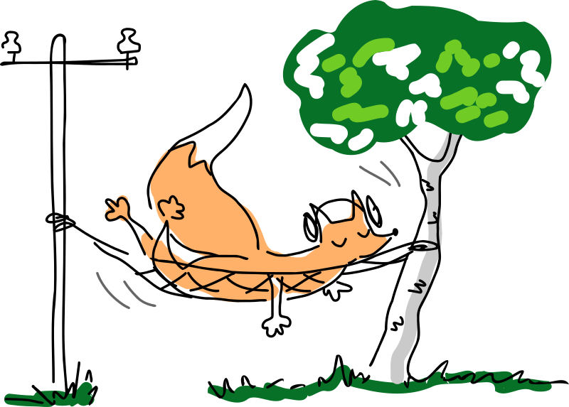 Fox relaxed
