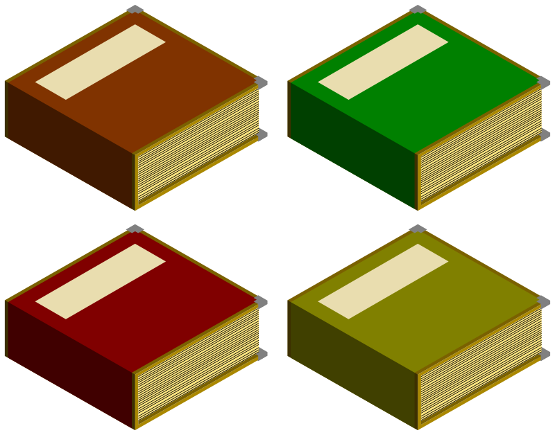 Colorful Hard Cover Book