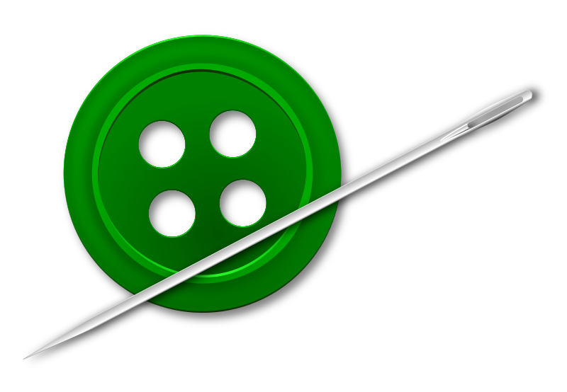 Button and Needle
