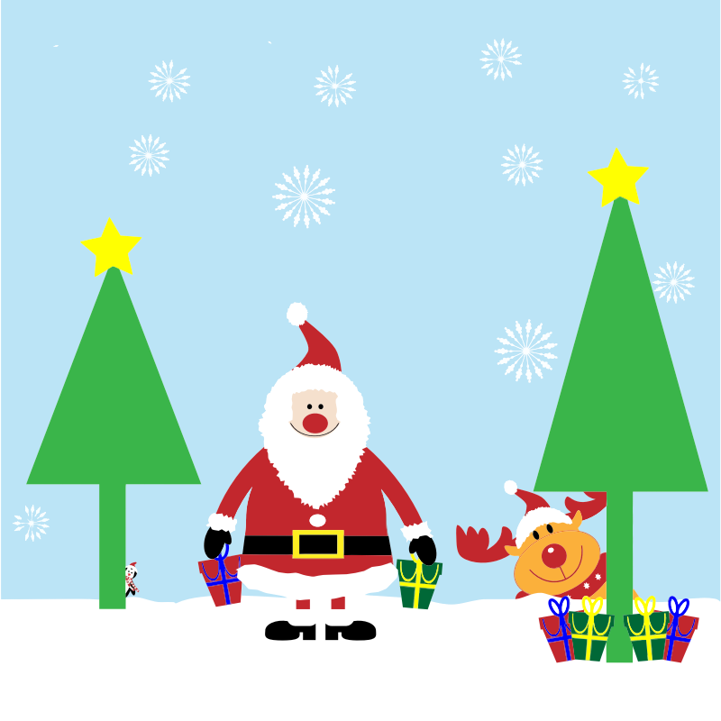 Christmas Santa Cartoon