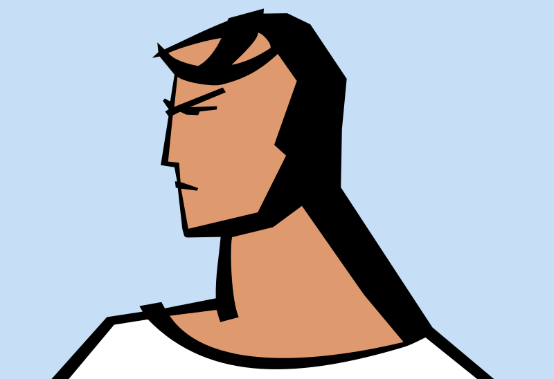 Angry man