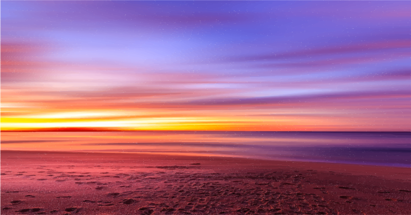 Sunset On The Beach