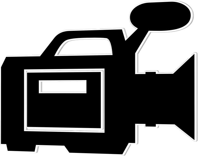 Video Camera Icon Silhouette