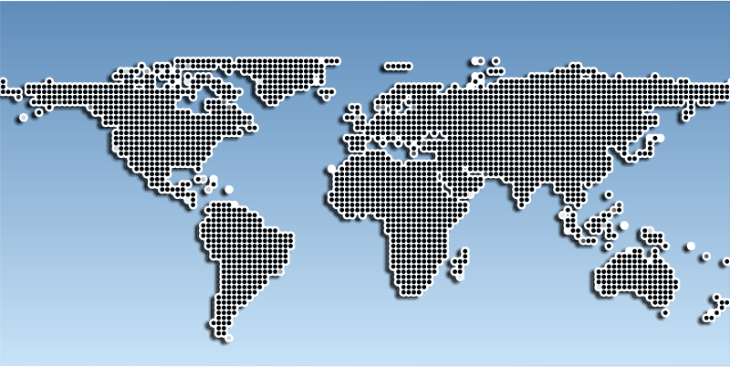 Stylized Map Of The Earth