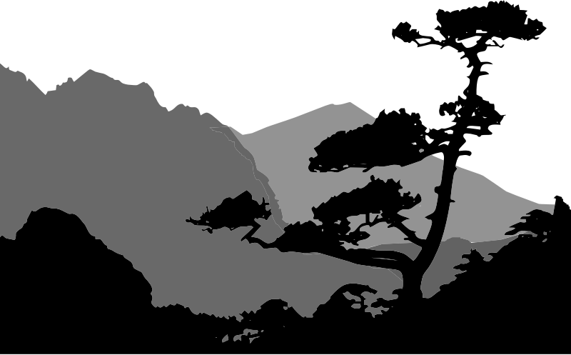 Mountains Silhouette