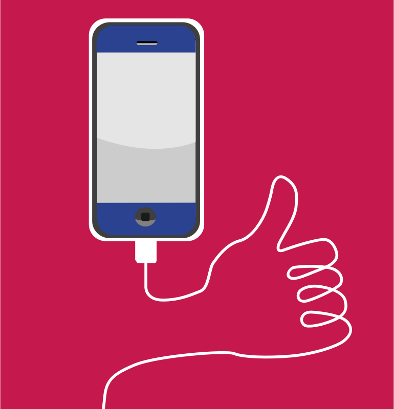 Smartphone Thumbs Up