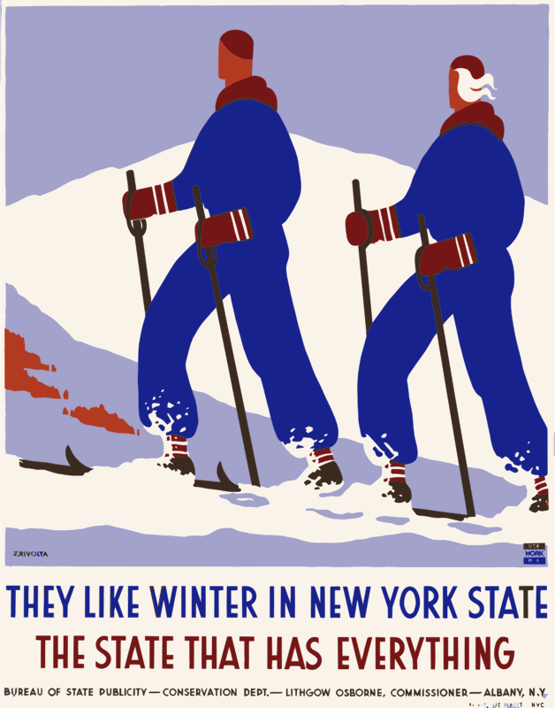 Vintage Travel Poster New York America USA