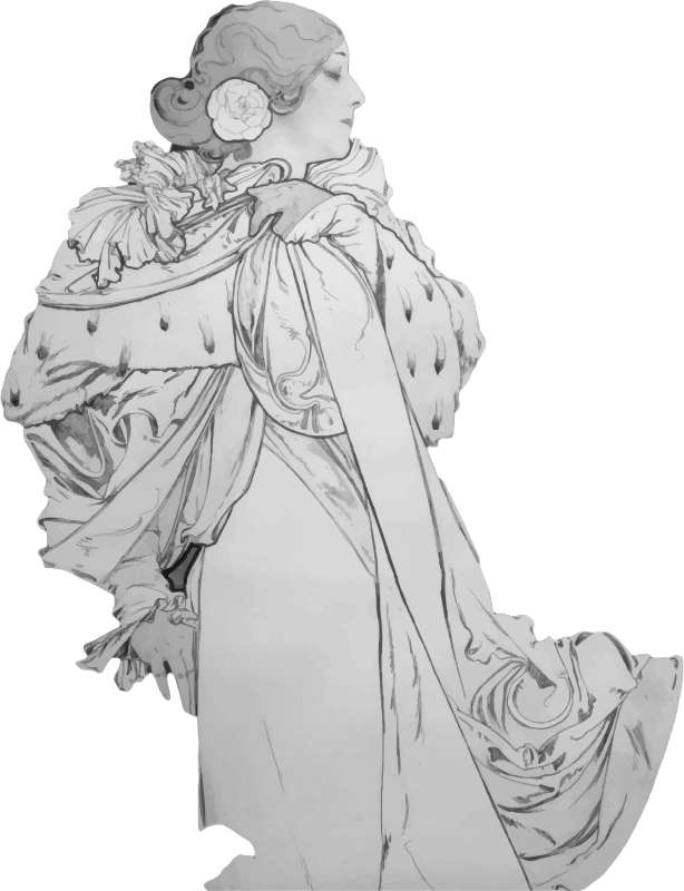 Beautiful Woman Grayscale