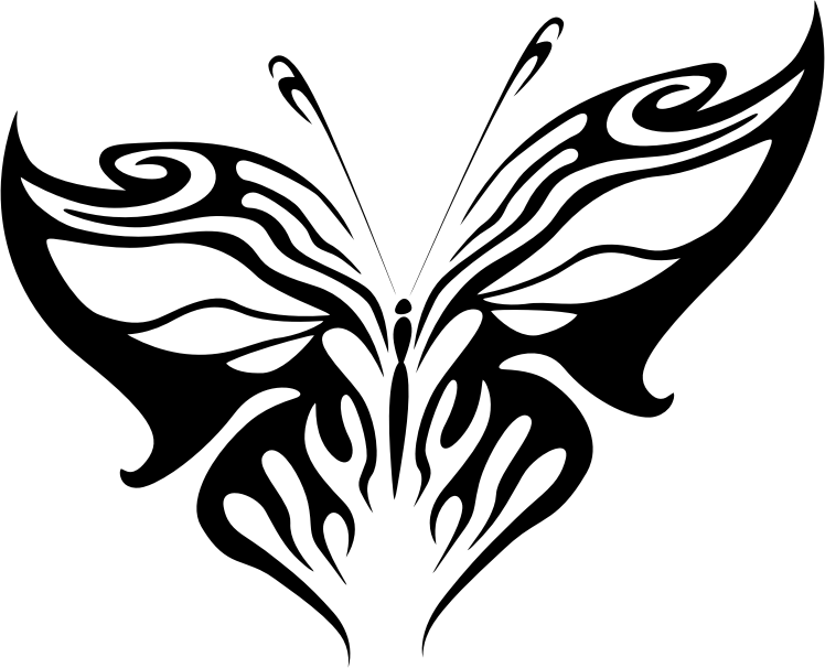 Butterfly Line Art 1