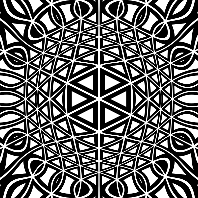 Geometric Black And White Design
