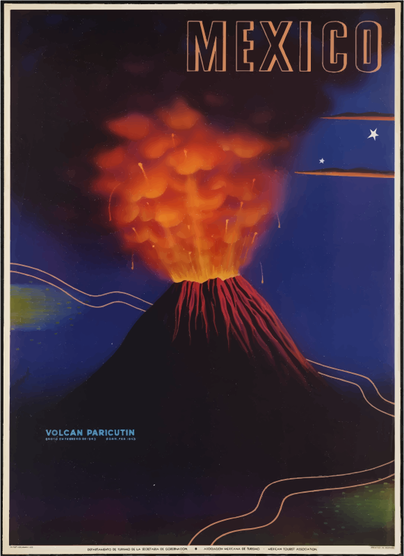 Vintage Travel Poster Mexico