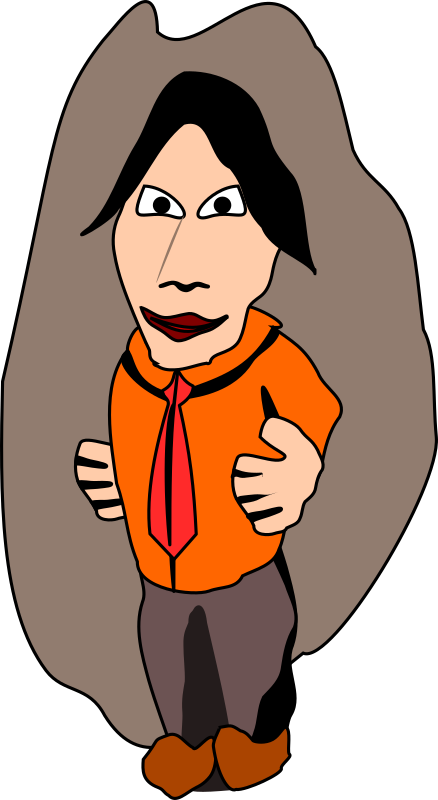 Man with necktie
