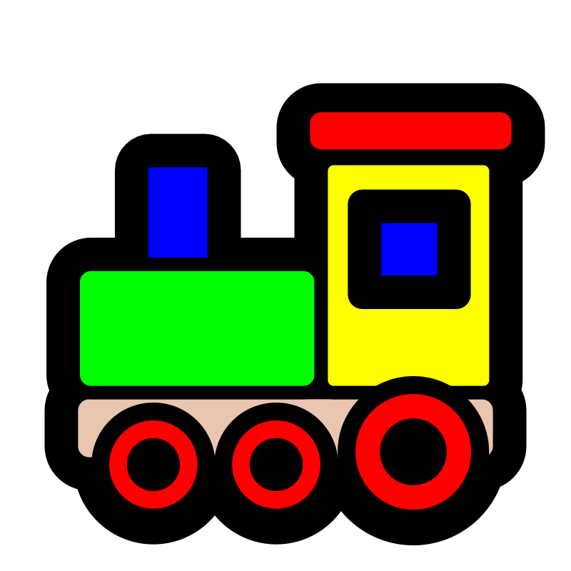 Toy train icon