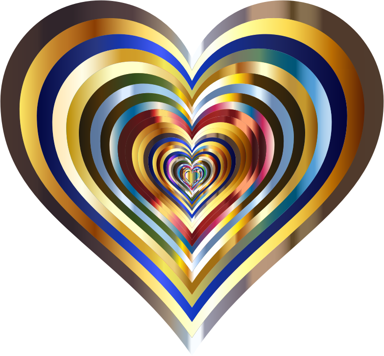 Hearts In Heart Metallic