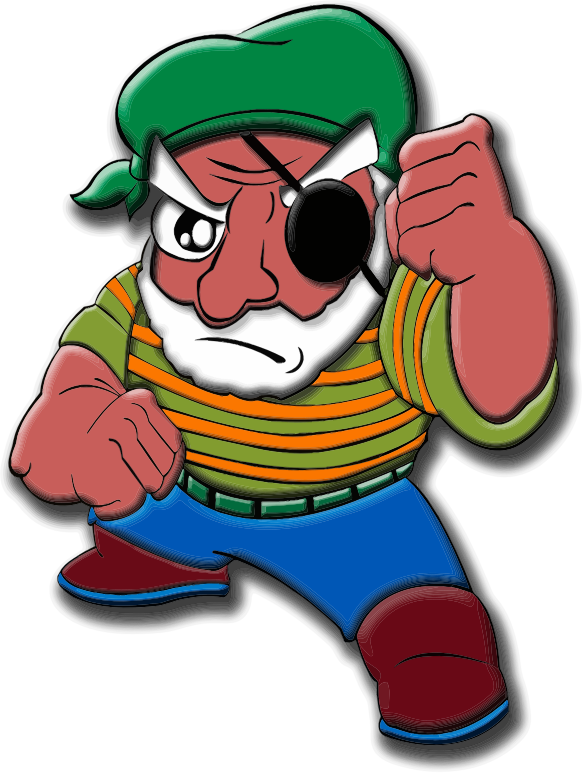 Old Man With Eye Patch