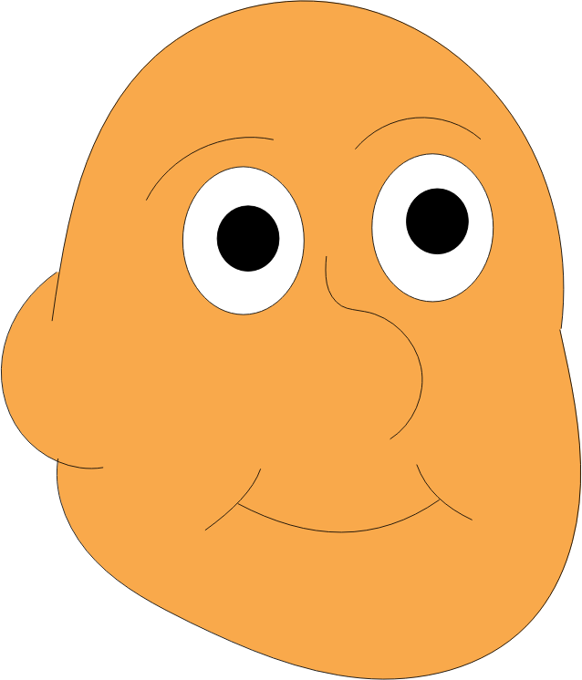 Cartoon Man's Head