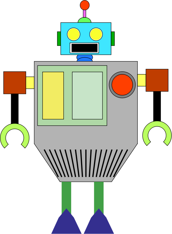 monkey and robot