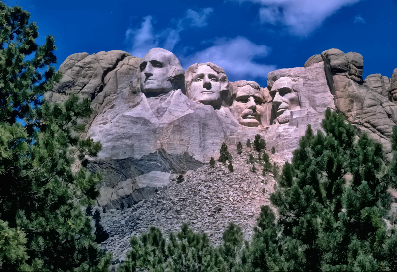 Mount Rushmore National Memorial Night