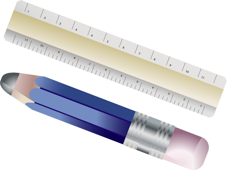 Ruler And Pencil