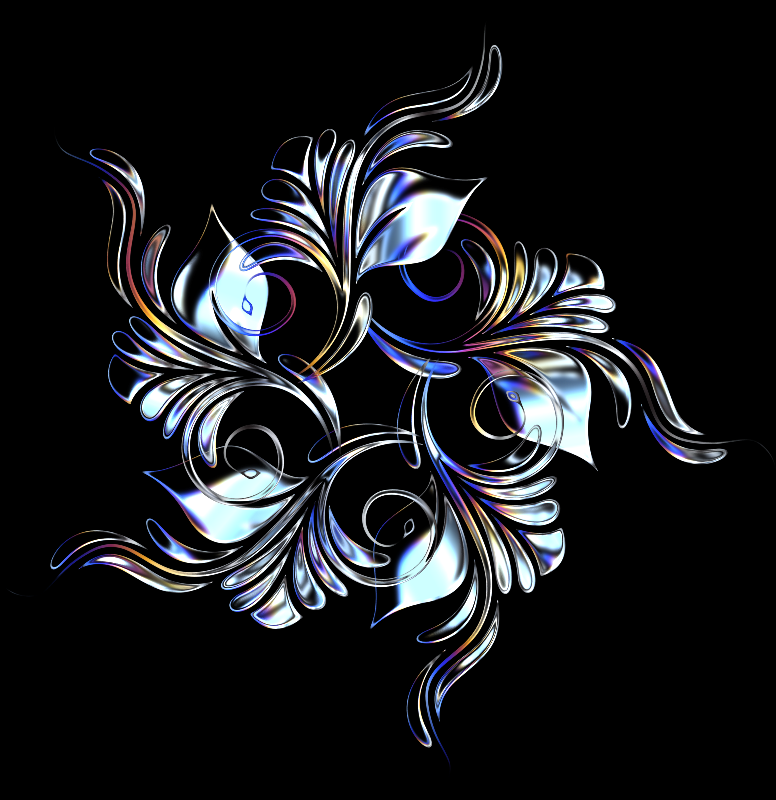 Floral Glass 5 Enhanced