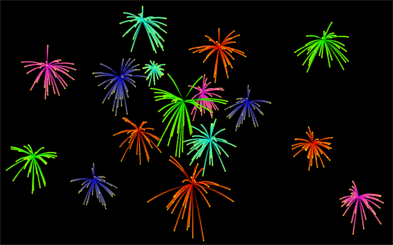 Fireworks background