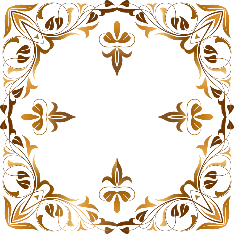Floral Flourish Frame 3