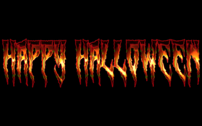 Happy Halloween Typography Enhanced