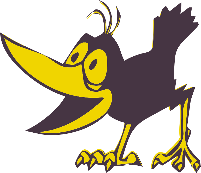 Cartoon Crow