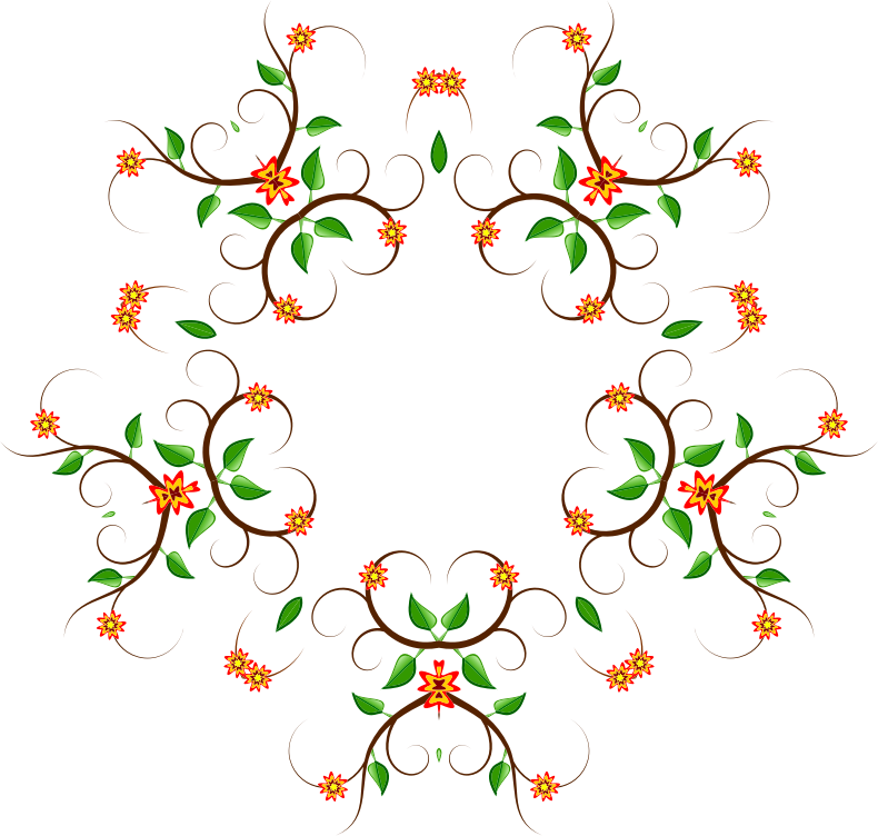 Floral Tree Design 4
