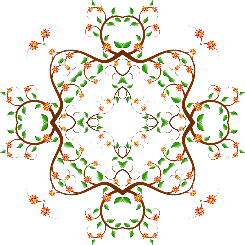 Floral Tree Design 6