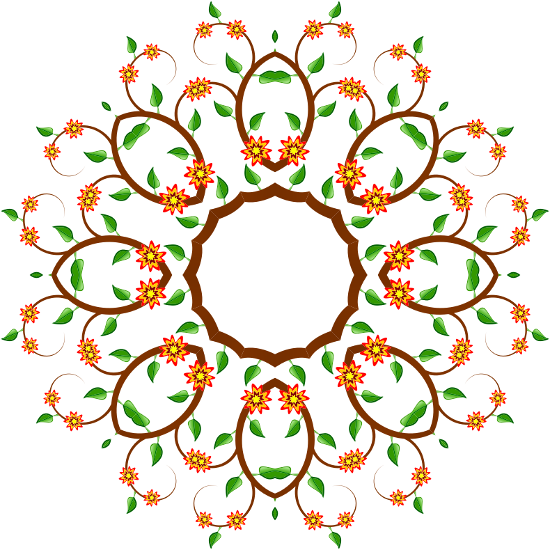 Floral Tree Design 7