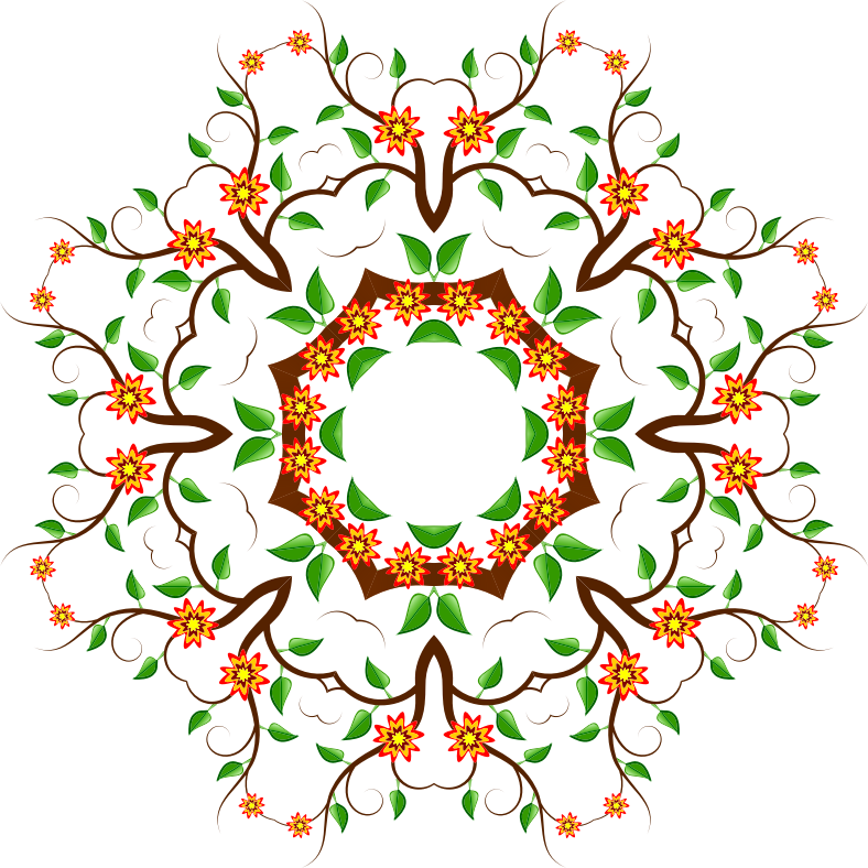 Floral Tree Design 9